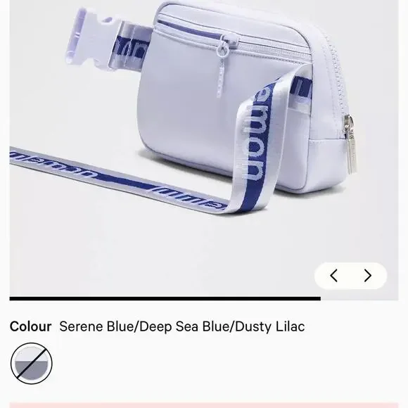 Lululemon serene blue/dusty lilac - Picture 4 of 5